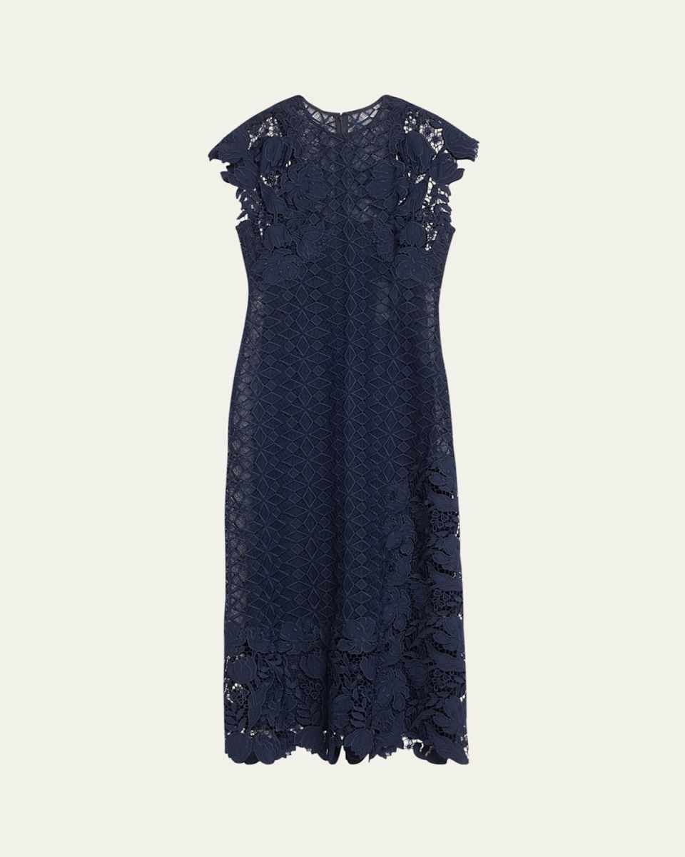 Floral Lace Pencil Dress